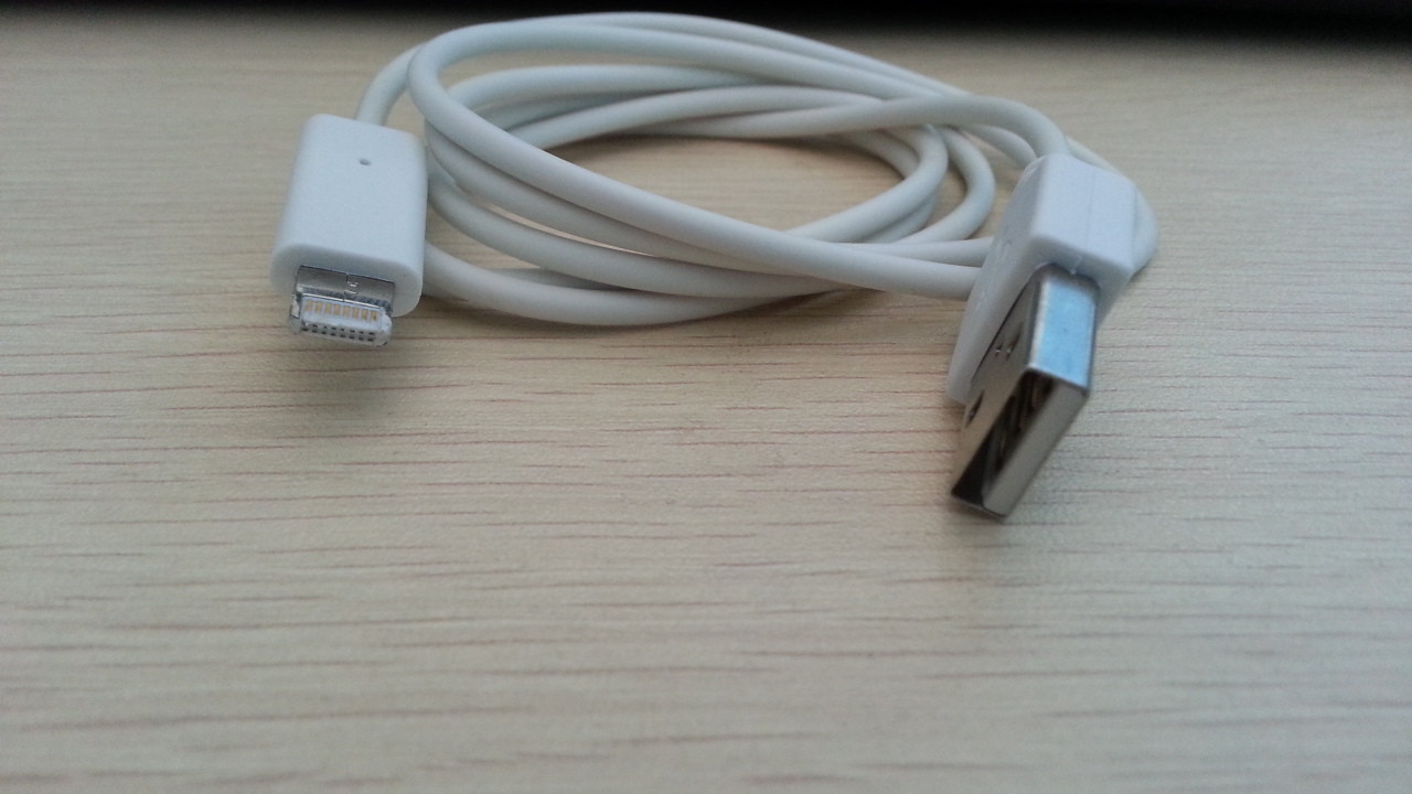 کیفیت اصلی lightnling کابل داده USB / کابل اتصال / خط آیفون قطعات 5 تعمیر