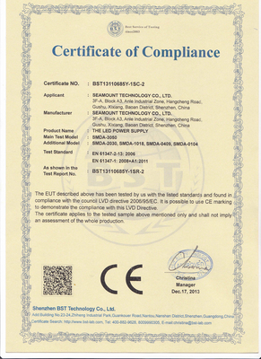 چراغ برق 18 وات ثابت کنونی 85V درایور LED - 265V AC، سازگار با استاندارد RoHS CE