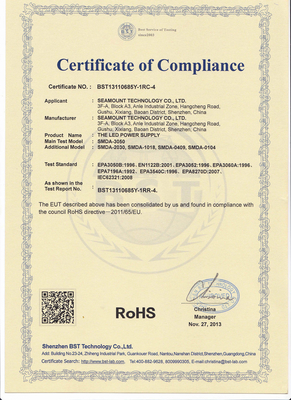 چراغ برق 18 وات ثابت کنونی 85V درایور LED - 265V AC، سازگار با استاندارد RoHS CE
