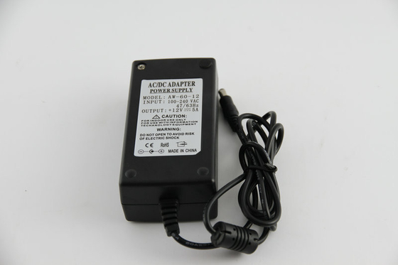 قابل حمل تنظیم ولتاژ AC DC آداپتور برق 60W AC 110V - 220V، 12 ولت آداپتور برق