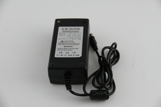 پایدار 48W تنظیم سوئیچینگ آداپتور AC DC تغذیه 12V DC 50Hz است با EMI فیلتر