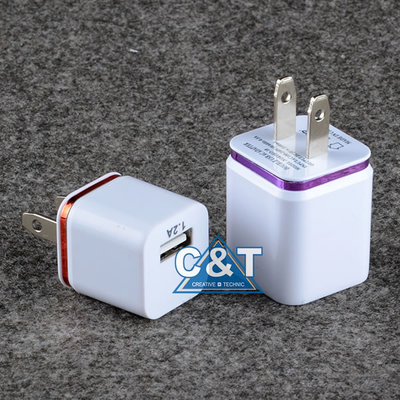 دو پورت یواس بی 3.1A آداپتور AC قدرت 2 تن اصلی آیفون 6 دیوار شارژر
