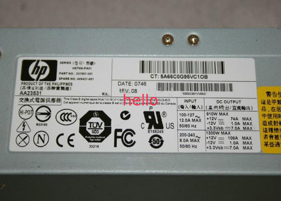 تامین COMPAQ 337867-001 1300W HP سرور قدرت با فن فعال