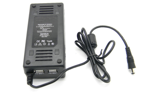 جایگزینی 24VDC AC به DC آداپتور برق دو 90W USB با چراغ های LED