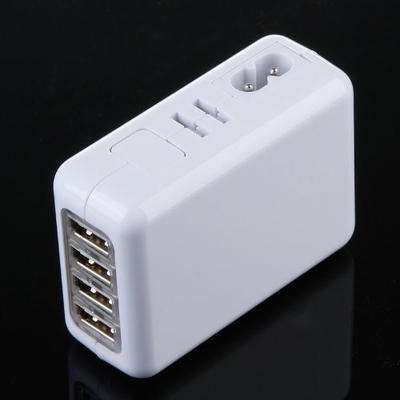 4 پورت جهانی USB شارژر مسافرتی دیوار آداپتور برق برای خانه، چند پلاگین