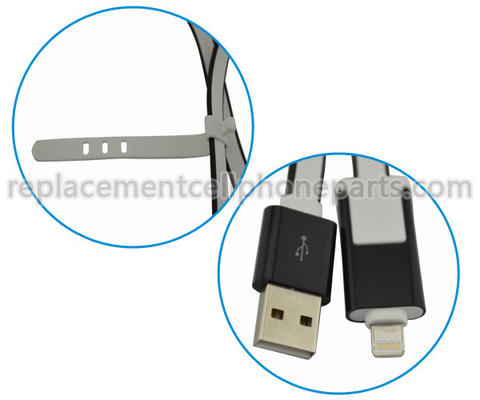 کابل 1 متر تلفن همراه اصلی USB داده برای آیفون 5G، 5S، آیفون 6 شارژر کابل