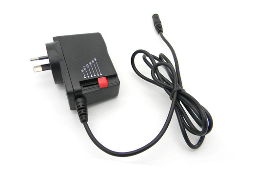 1000MA 12W دیواری آداپتور برق Ajustable 3V - 12V با SAA پلاگین