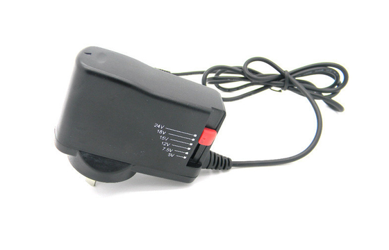 1000MA 12W دیواری آداپتور برق Ajustable 3V - 12V با SAA پلاگین