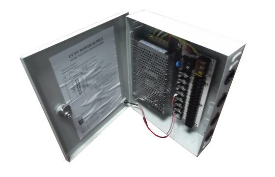 12V 5Amps دوربین مدار بسته منبع تغذیه جعبه 9 کانال، دوربین مدار بسته منبع تغذیه