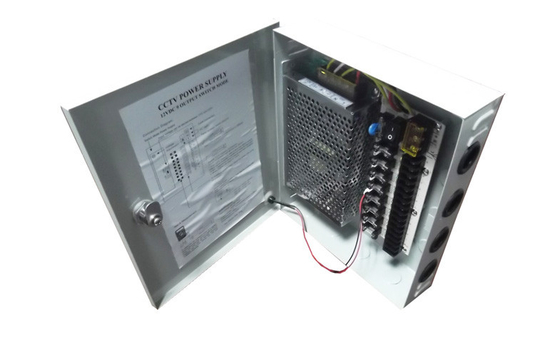 12V 5Amps دوربین مدار بسته منبع تغذیه جعبه 9 کانال، دوربین مدار بسته منبع تغذیه
