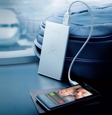 سیاه سفید 5V موبایل منبع تغذیه / 7000MAH بانک قدرت قابل حمل