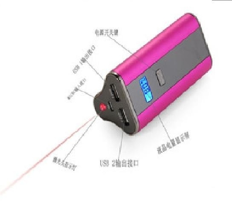 تلفن همراه / خودرو 5V همراه منبع تغذیه با 7800MAH LED