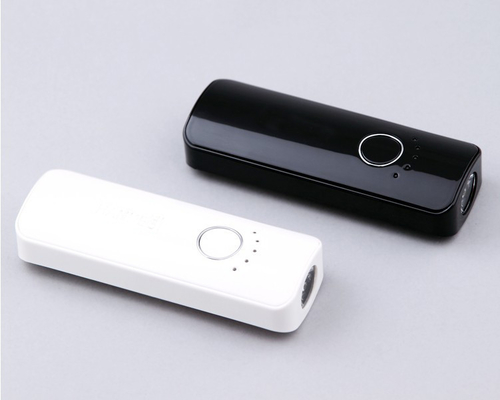 قابل حمل 5200MAH 5 ولت منبع تغذیه موبایل سیاه و سفید با نصب