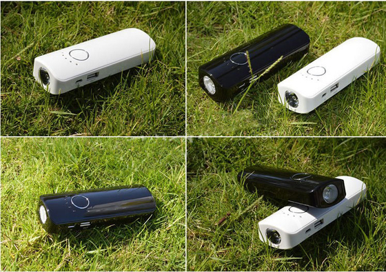 قابل حمل 5200MAH 5 ولت منبع تغذیه موبایل سیاه و سفید با نصب