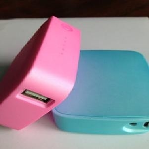 لیتیوم 5V موبایل منبع تغذیه، سیاه سفید قابل حمل قدرت بانک