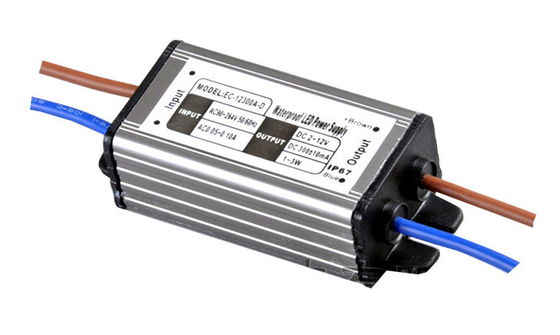 IP68 1W - 3W LED ثابت کنونی منبع تغذیه برای LED لامپ / LED نور