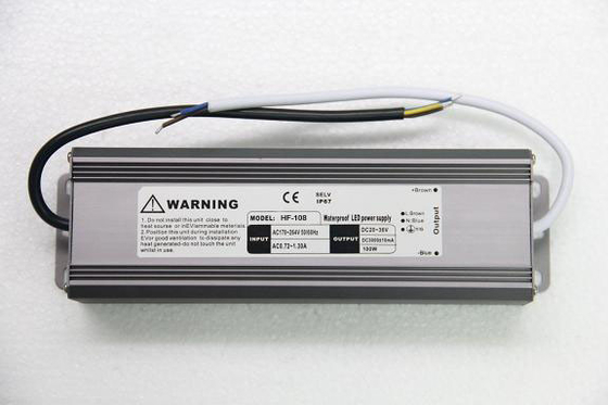 108W 3200mA AC به DC جریان ثابت چراغ برق 170V - 250V، IP68 کوتاه منبع تغذیه