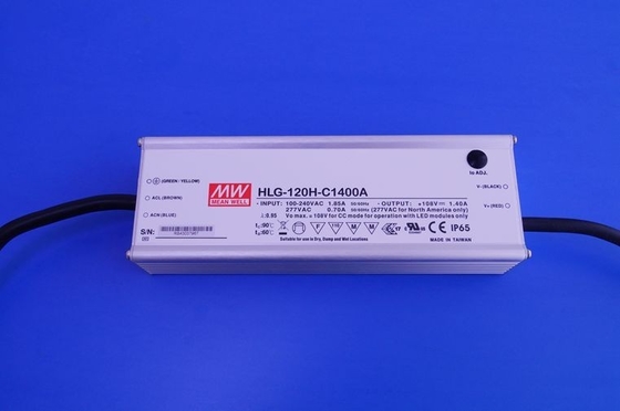 ضد آب 120W راننده Meanwell منبع تغذیه LED جریان ثابت با قاب آلومینیومی