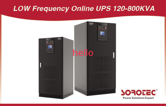 12P / 6P، 160KVA کم فرکانس آنلاین 3 - بدون وقفه برق منبع تغذیه