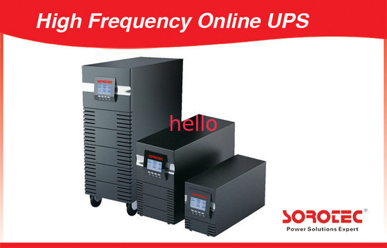 یو پی اس فرکانس بالا موج سینوسی خالص، منبع تغذیه بدون وقفه 3KVA / 2700W، RS232