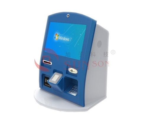 بانک کارت موبایل کیوسک دسکتاپ، دیواری کیوسک لمسی مانیتور صفحه