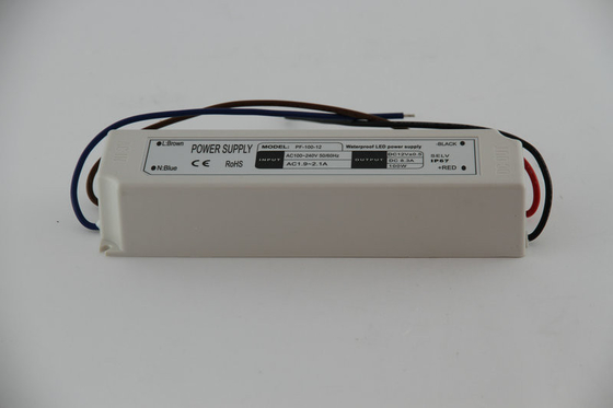 قابل حمل 24 ولت فشرده ولتاژ ثابت درایور LED 100W، خارج از منزل درایور LED