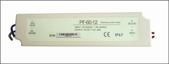چراغ روشنایی 60 وات ولتاژ ثابت درایور LED IP67 24V DC، قابلیت اطمینان بالا