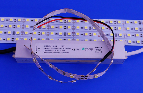 15W 12vdc راننده ولتاژ ثابت در فضای باز برای نوارهای افقی، نورپردازی های تزئینی