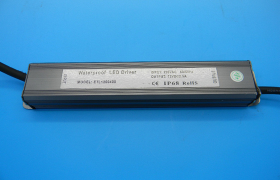 30W ولتاژ ثابت درایور LED ضد آب FCC قسمت 15B IP68 با استاندارد RoHS CE