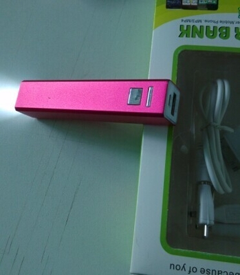 3200mAh از بنفش مستطیل شکل قابل حمل USB بسته قدرت برای نوت بوک