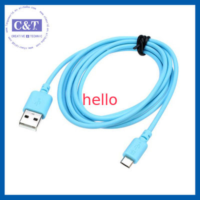 رنگی میکرو تلفن هوشمند انتقال کابل داده USB سلام سرعت 2 در 1