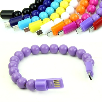 دستبند میکرو USB کابل داده شارژ همگام سازی USB 2.0 برای سامسونگ