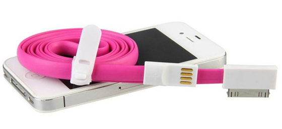 آیفون 4 / 4S USB شارژر کابل مغناطیسی 1.2M 30 پین سیم انتقال طولانی