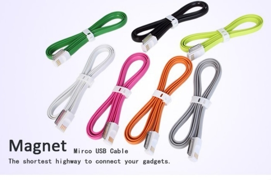 آیفون 4 / 4S USB شارژر کابل مغناطیسی 1.2M 30 پین سیم انتقال طولانی