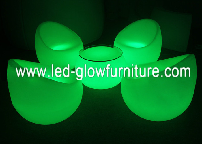 رنگ مدرن قابل شارژ تغییر صندلی با آداپتور برای دکوراسیون عروسی LED